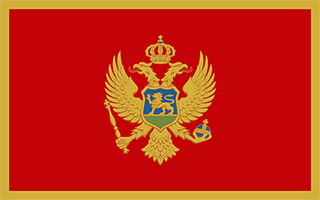 National Flag Montenegro