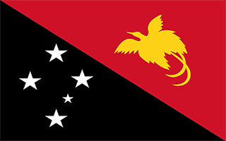 National Flag Papua New Guinea